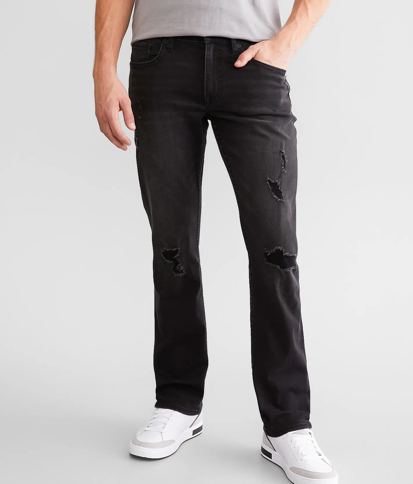 BKE Jake Straight Stretch Jean Washed Black Online
