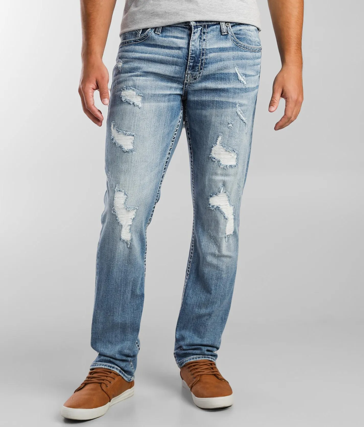 Sale Jeans|Bottoms | BKE Jake Straight Stretch Jean Worgul 4