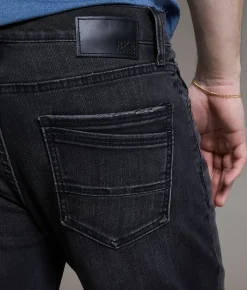 BKE Jake Straight Stretch Jean Washed Black New