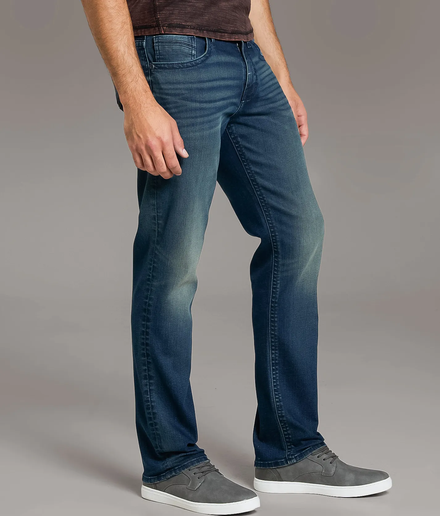 Bottoms|Jeans | BKE Jake Straight Stretch Jean Punky