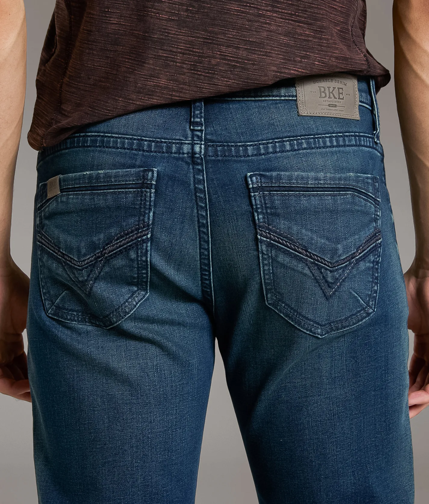 Bottoms|Jeans | BKE Jake Straight Stretch Jean Punky