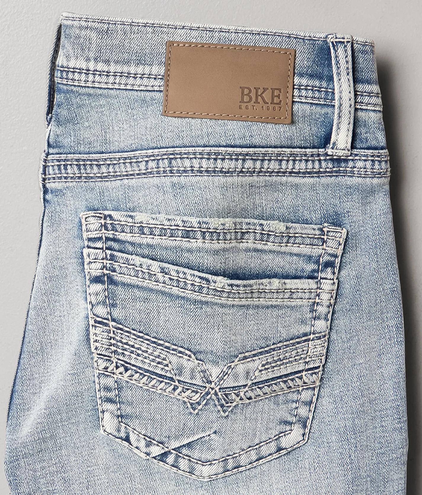 BKE Jake Straight Stretch Jean Fish New