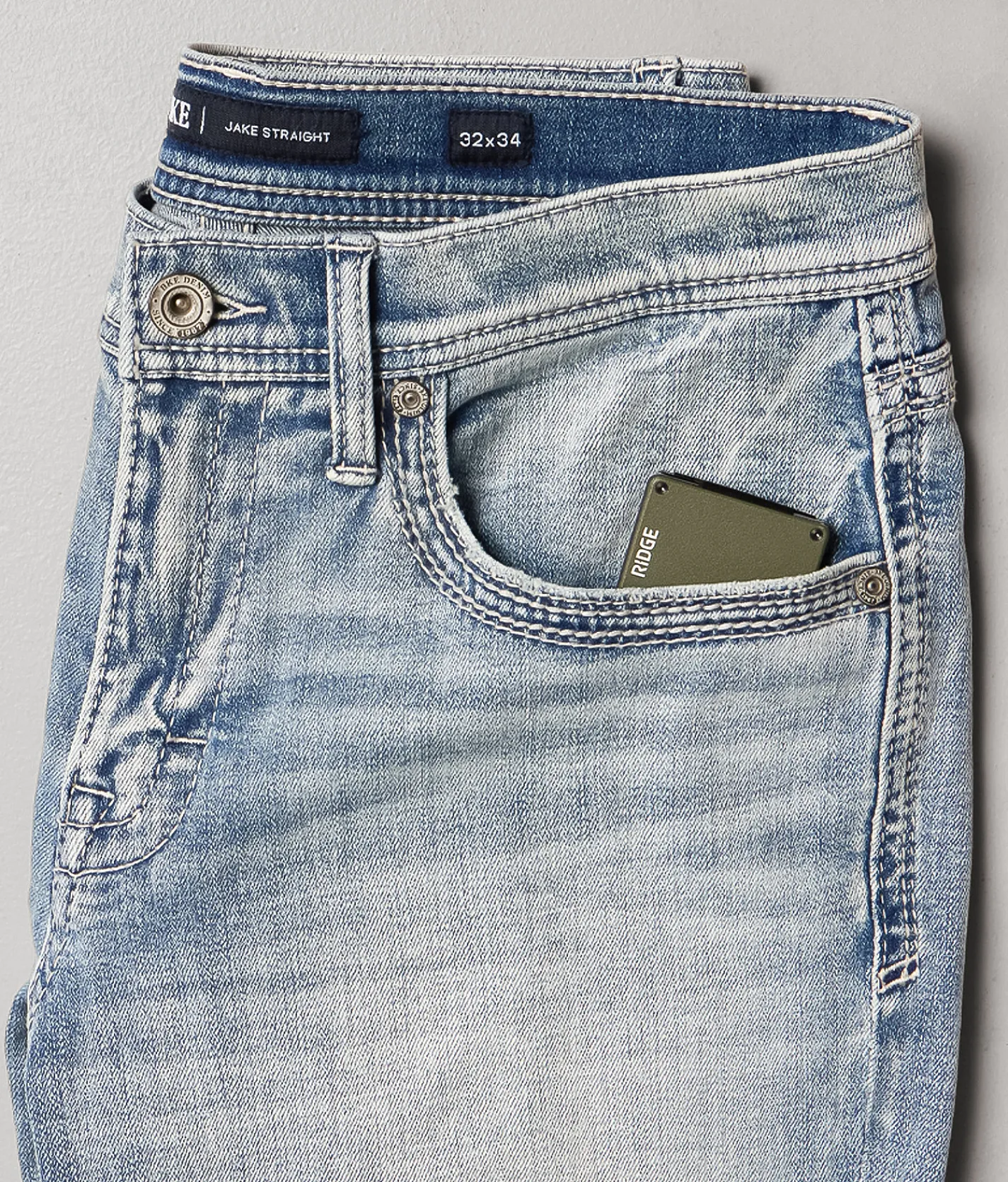 BKE Jake Straight Stretch Jean Fish New