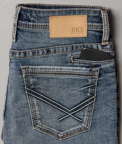BKE Jake Straight Stretch Jean Fresca Hot