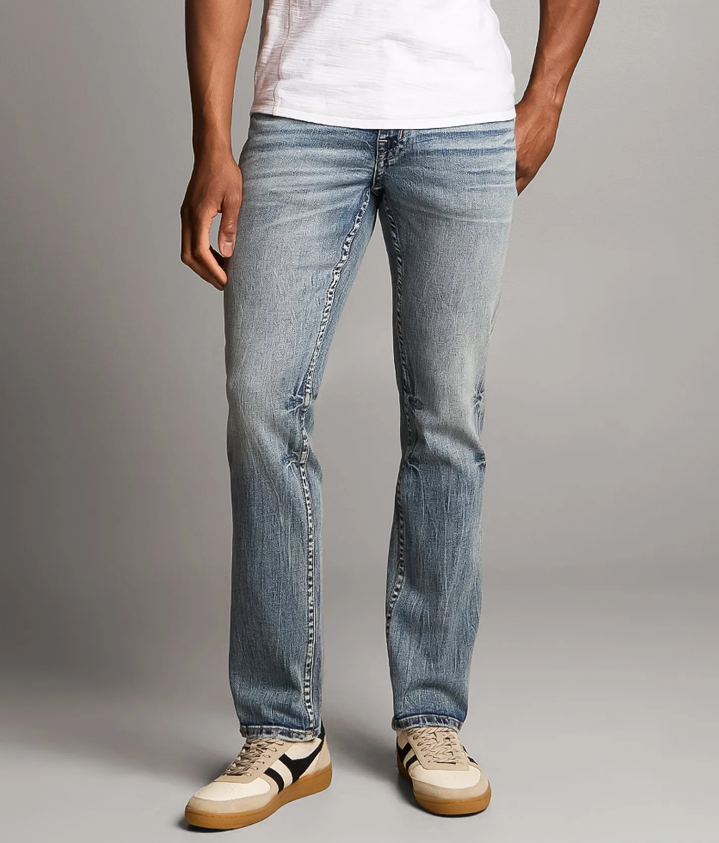 BKE Jake Straight Stretch Jean Fresca Hot