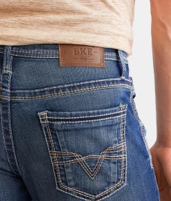 BKE Jake Straight Stretch Jean Wasson Discount