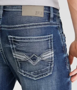 BKE Jake Straight Stretch Jean Wood Best