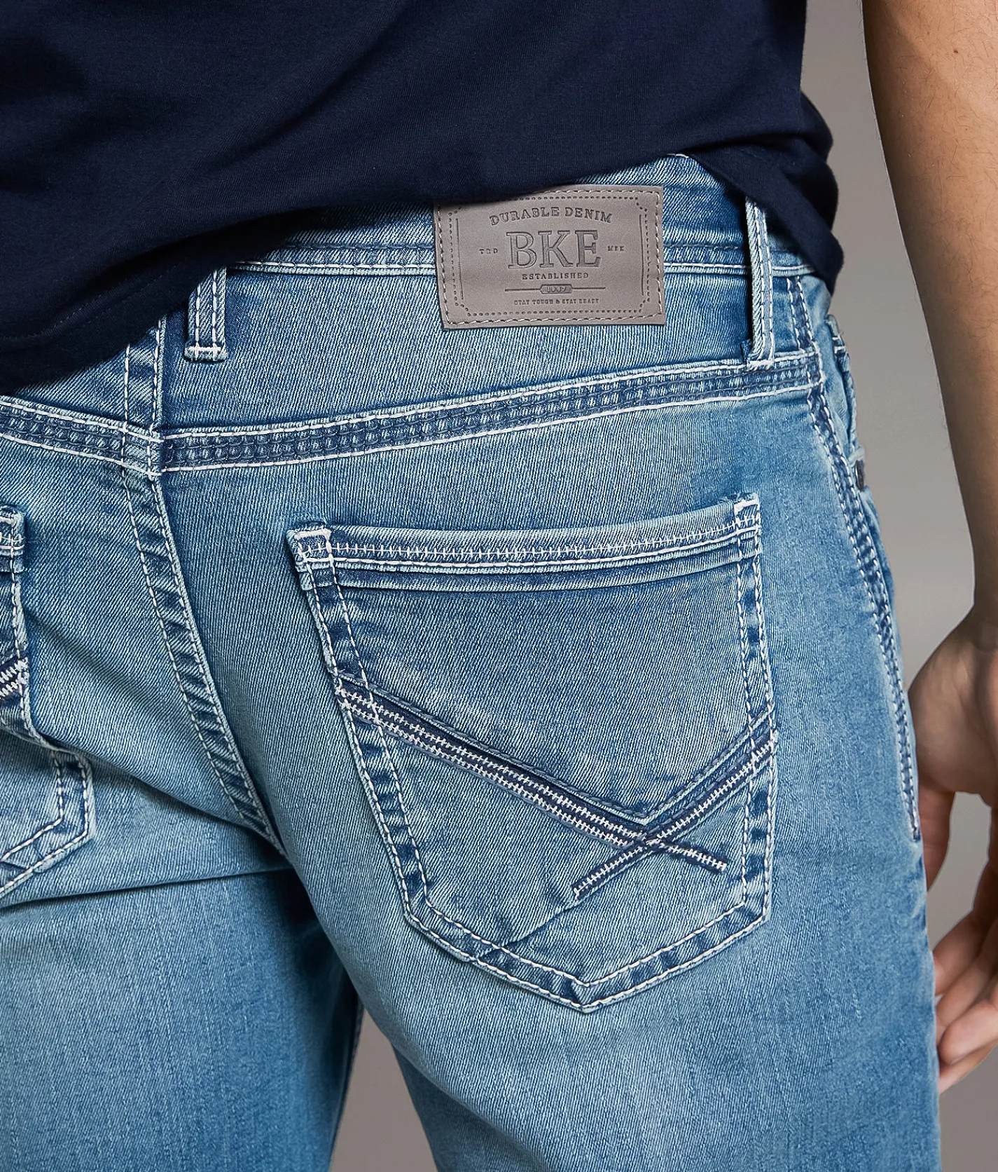 BKE Jake Straight Stretch Jean Bramble 2 Hot