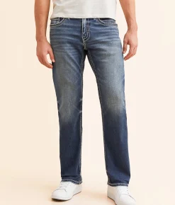 Bottoms|Bke Jeans | BKE Jake Straight Stretch Jean Geep