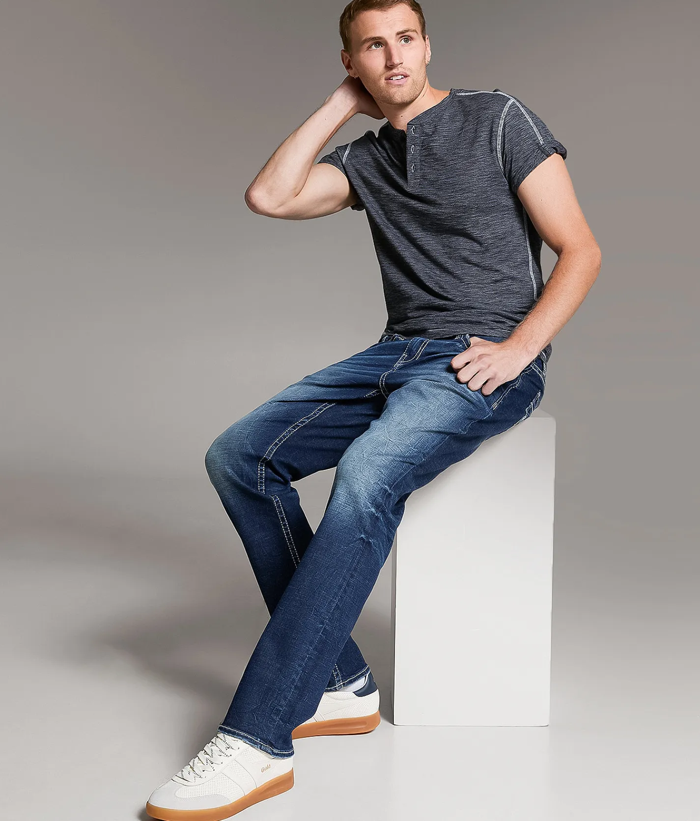 BKE Jake Straight Stretch Jean Jase Hot