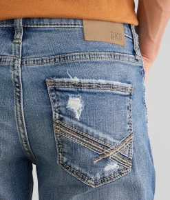 BKE Jake Straight Stretch Jean Charman Clearance