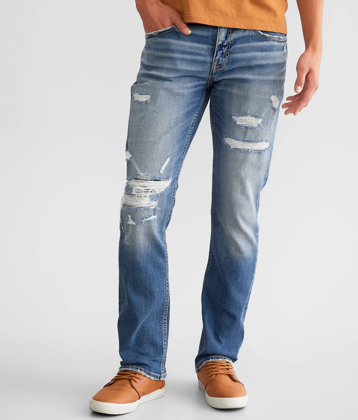 BKE Jake Straight Stretch Jean Charman Clearance