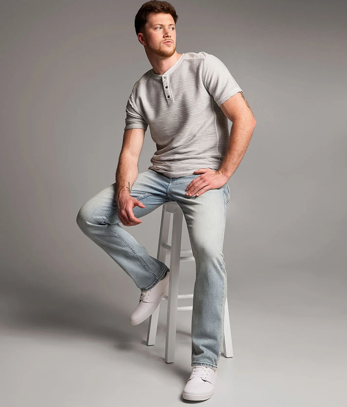 Jeans | BKE Jake Straight Stretch Jean Ironwood