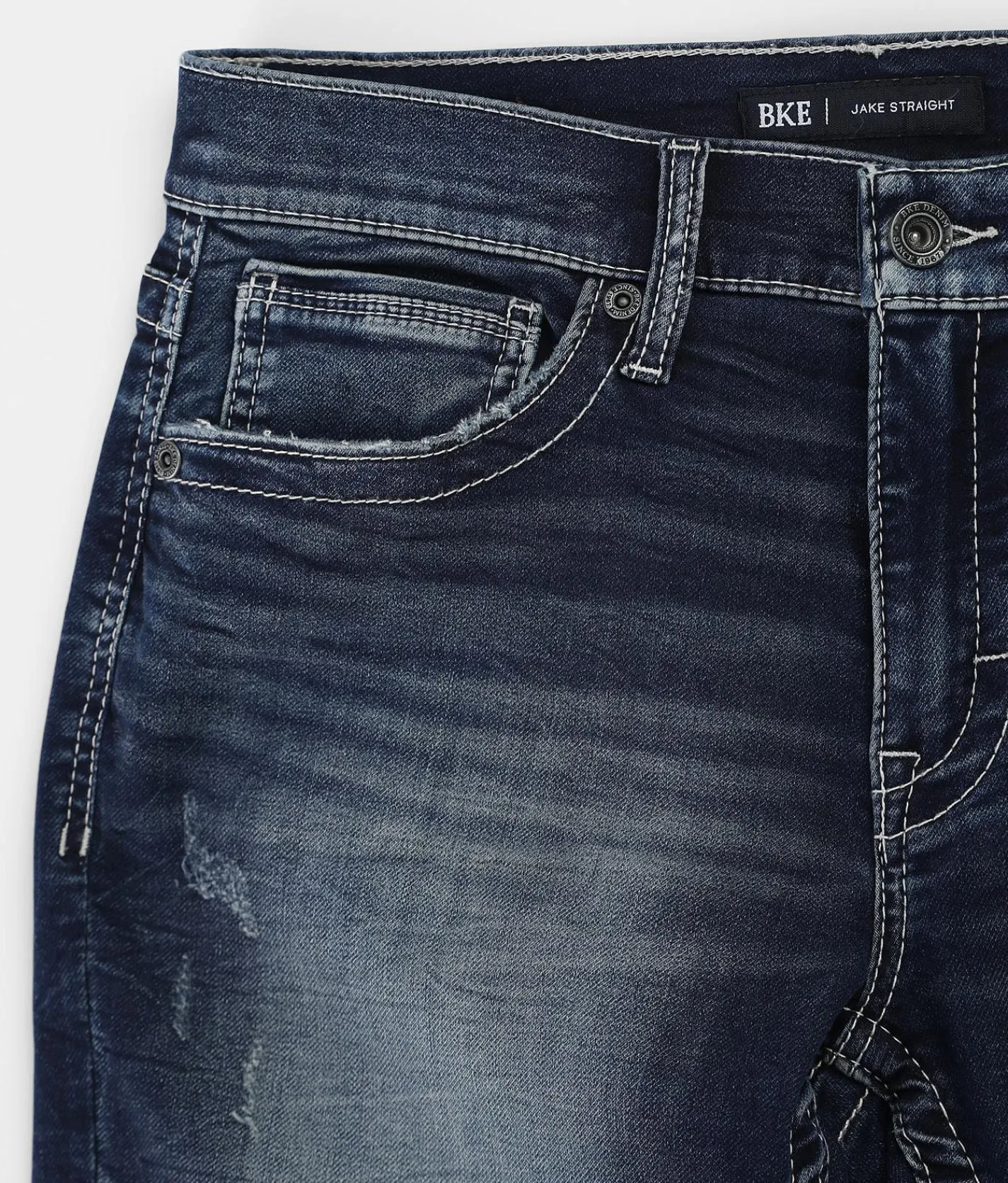 BKE Jake Straight Stretch Jean Collis Discount