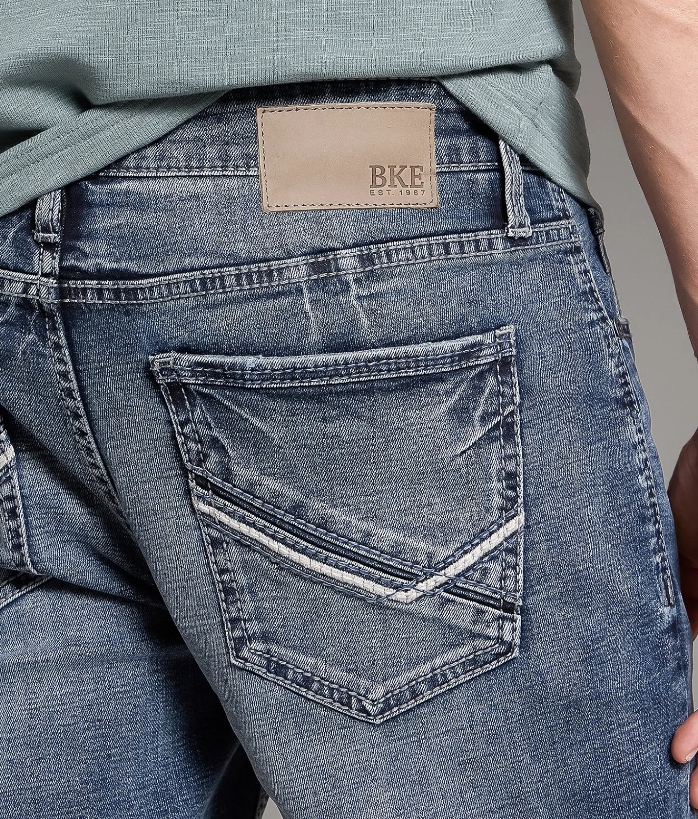 Bottoms | BKE Jake Straight Stretch Jean Helix