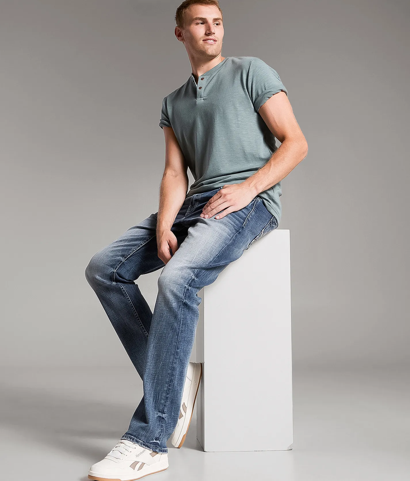 Bottoms | BKE Jake Straight Stretch Jean Helix