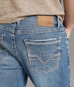 BKE Jake Straight Stretch Jean Bilbo Hot