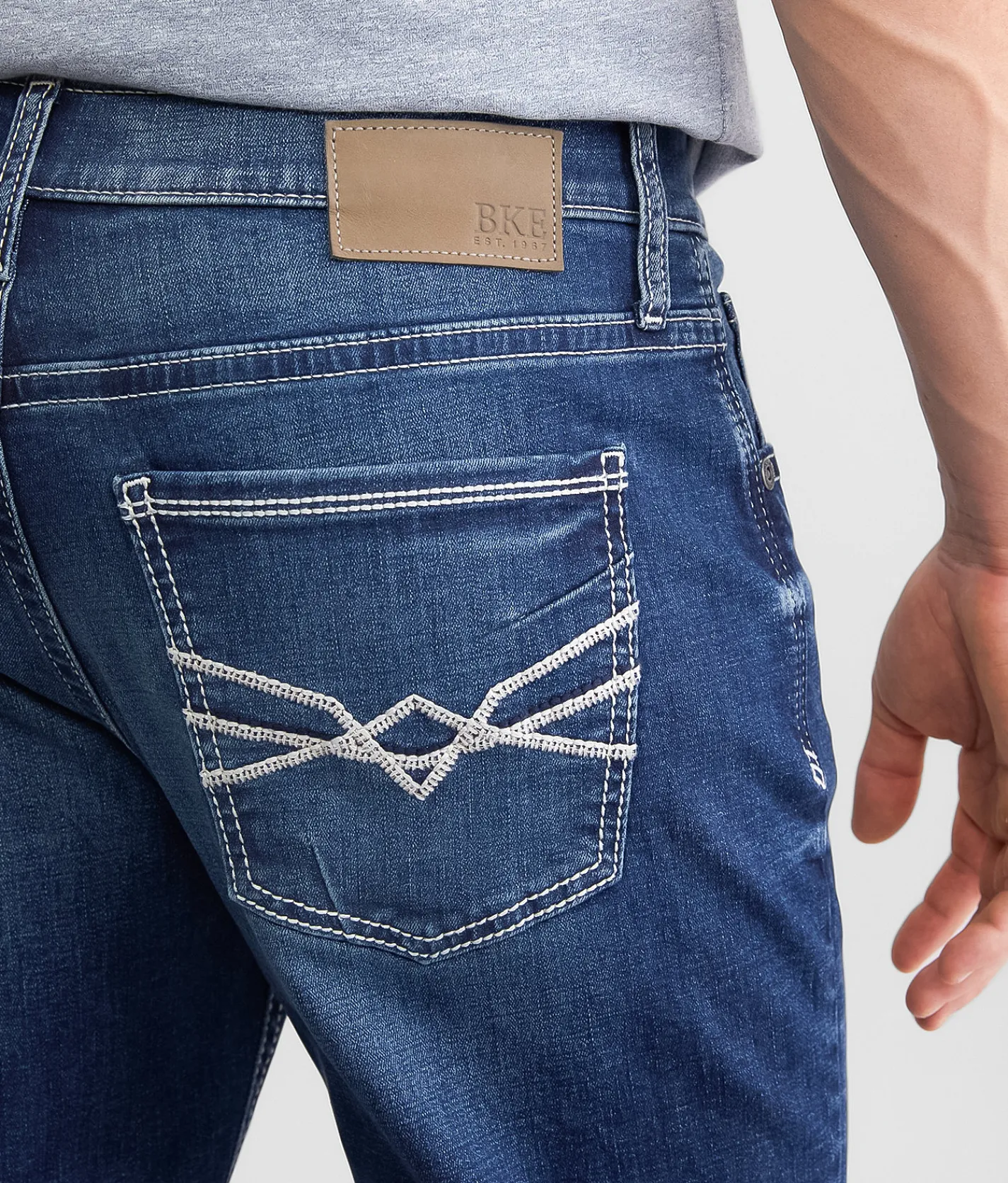Jeans | BKE Jake Straight Stretch Jean Giraffe