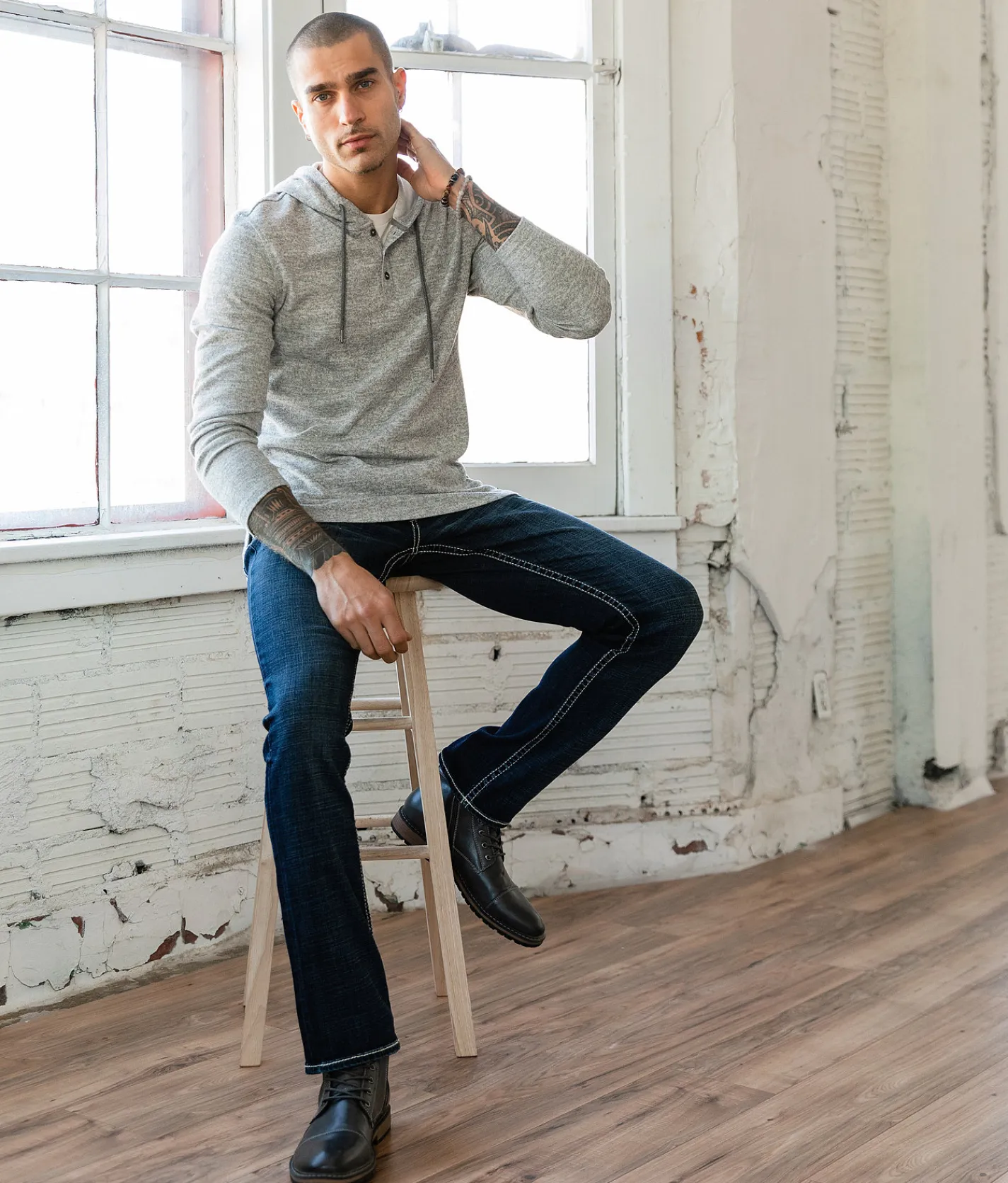 Sale Jeans|Bottoms | BKE Jake Straight Stretch Jean Perkins