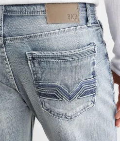 Bottoms|Sale Jeans | BKE Jake Straight Stretch Jean Flanigan