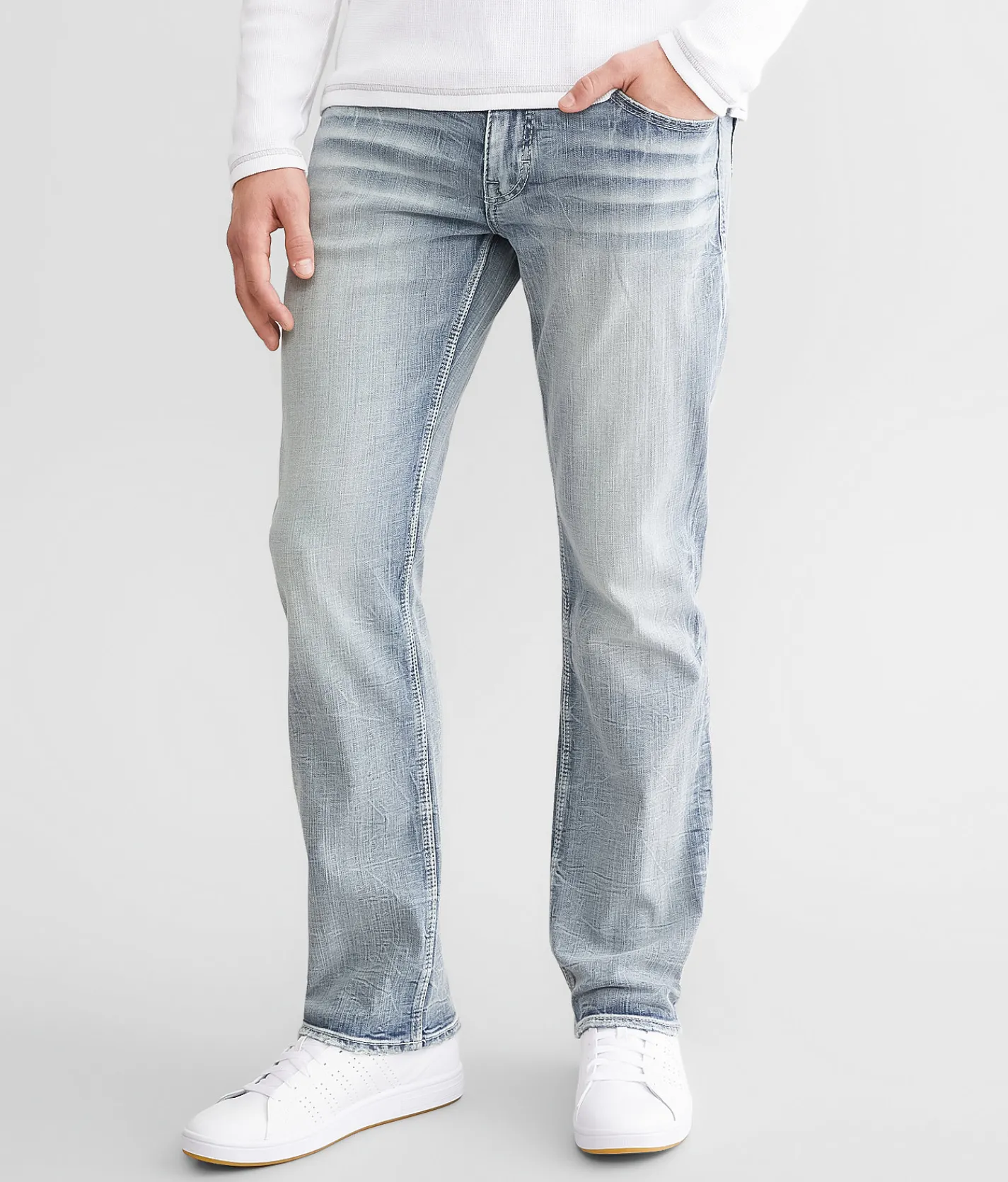 Bottoms|Sale Jeans | BKE Jake Straight Stretch Jean Flanigan