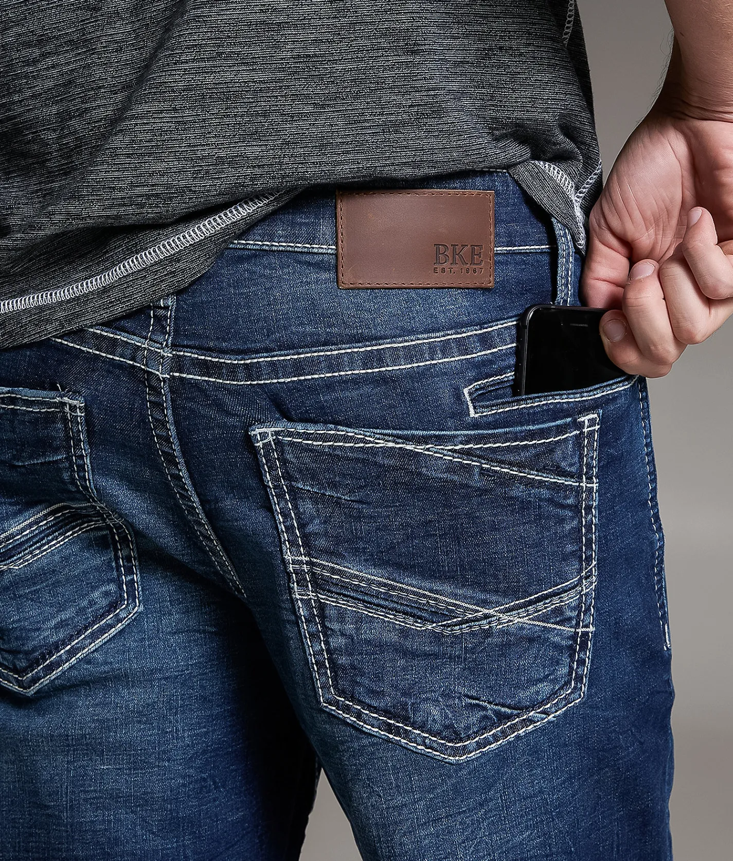 Bottoms|Jeans | BKE Jake Straight Stretch Jean Jase