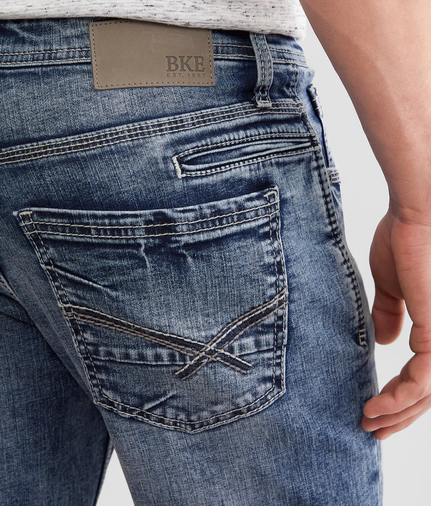 Bottoms|Bke Jeans | BKE Jake Straight Stretch Jean Grice