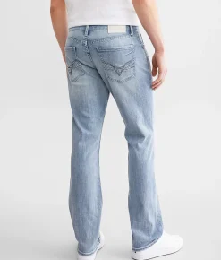 Bottoms|Bke Jeans | BKE Jake Straight Stretch Jean Silver
