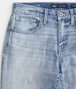 Bottoms|Bke Jeans | BKE Jake Straight Stretch Jean Silver