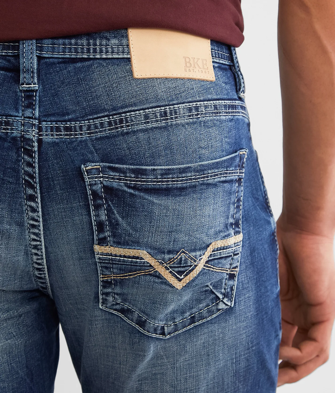 BKE Jake Straight Stretch Jean Webster New
