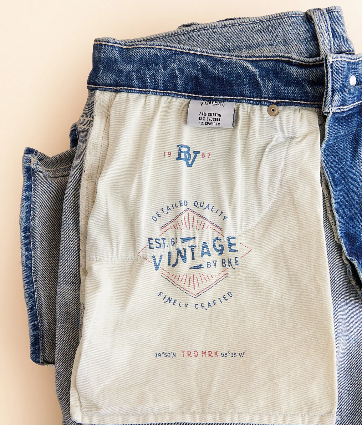 Bottoms|Jeans | BKE Vintage Jake Straight Stretch Jean Wash 002