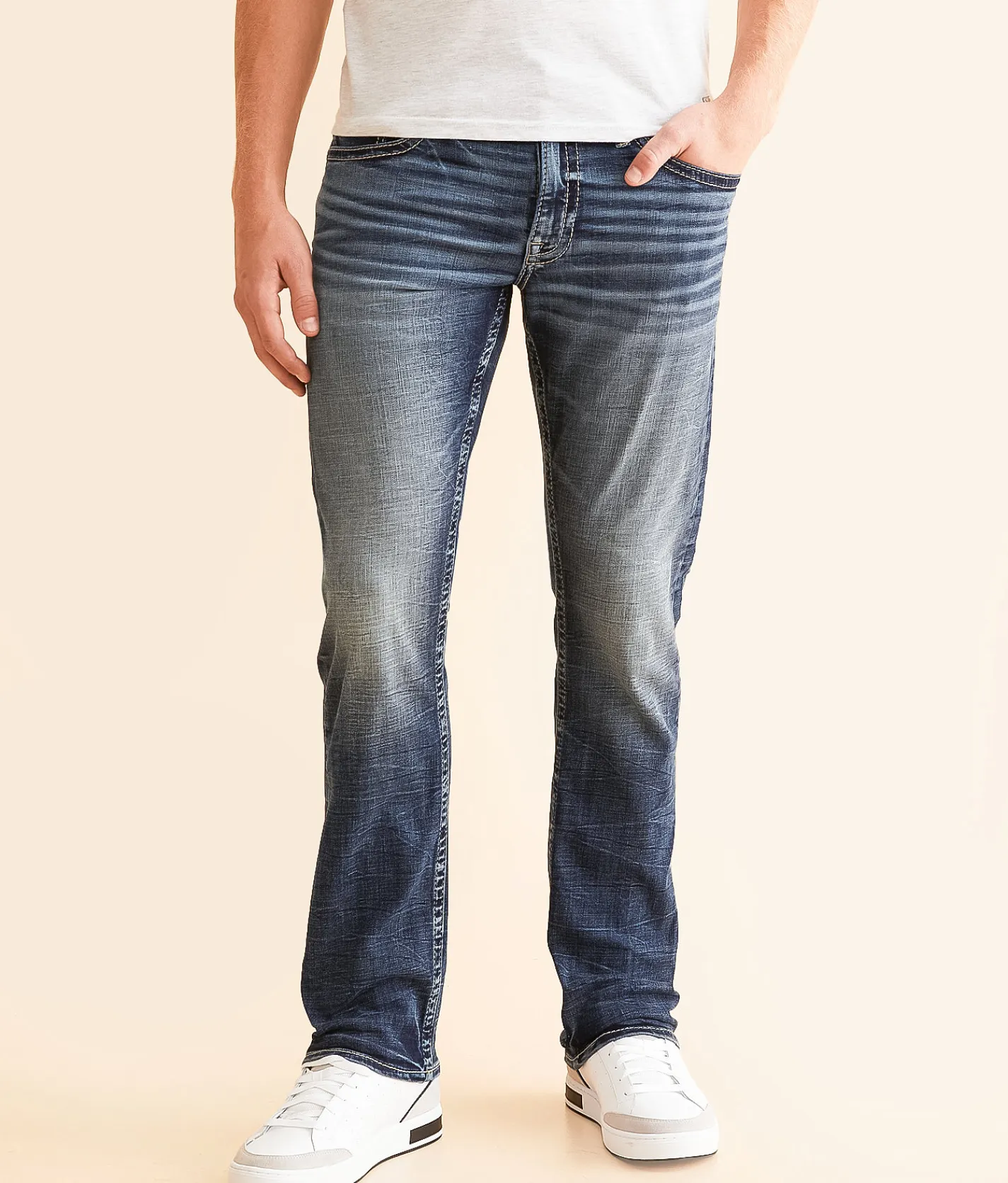 Bottoms|Jeans | BKE Jake Straight Stretch Jean Nicks