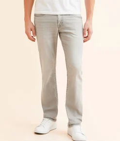 BKE Jake Straight Stretch Pant Washed Grey Clearance