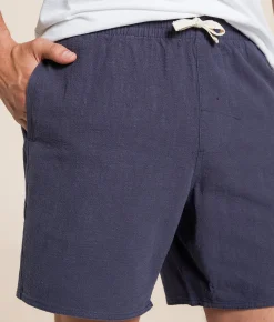Bottoms|Shorts | Rhythm Jam Linen Short Navy
