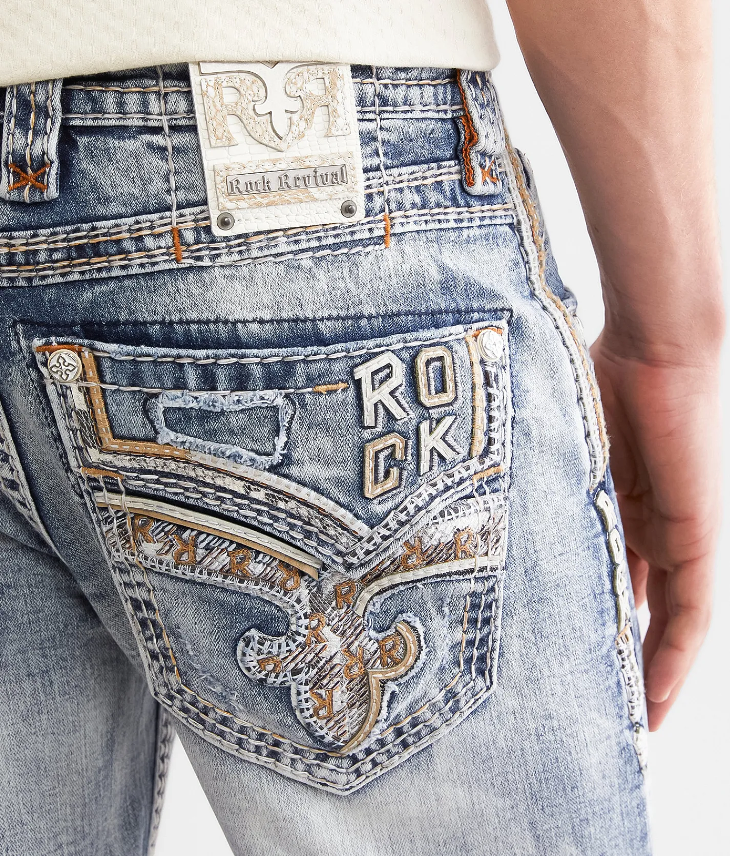 Rock Revival Jeans|Bottoms | Rock Revival Jaron Straight Stretch Jean Jaron J201