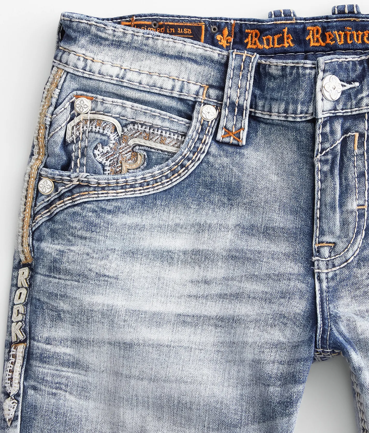 Rock Revival Jeans|Bottoms | Rock Revival Jaron Straight Stretch Jean Jaron J201