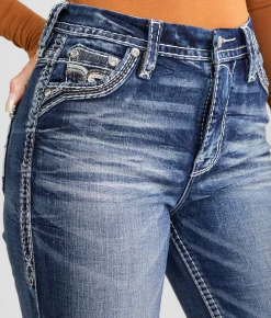 Rock Revival Jaslynn Curvy Boot Stretch Jean Jaslynn HB202 Best