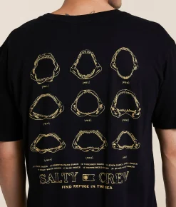Tops|Graphic T-Shirts | Salty Crew Jawbone T-Shirt Black