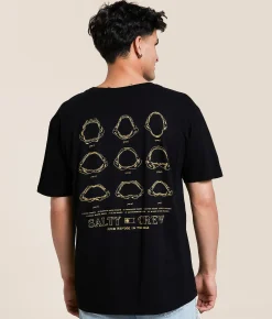 Tops|Graphic T-Shirts | Salty Crew Jawbone T-Shirt Black