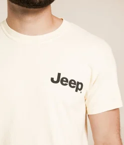 Tops|Graphic T-Shirts | JEDCo JEEP® Duck Trail T-Shirt Ivory