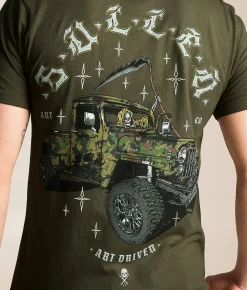 Tops | Sullen Jeepin' N Reapin' T-Shirt Deep Depths