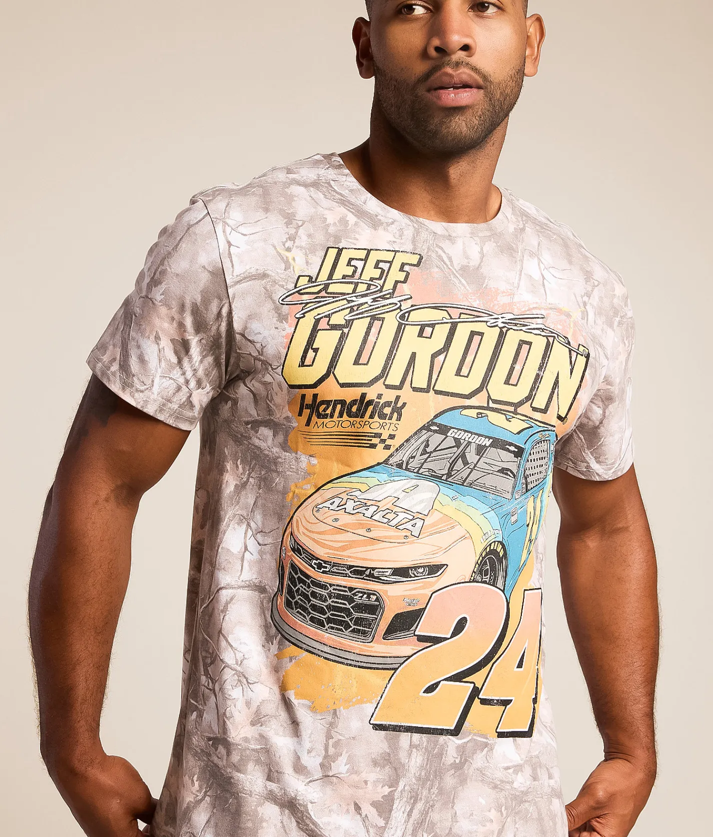 Tops|Graphic T-Shirts | Bioworld Jeff Gordon Racing T-Shirt Camo