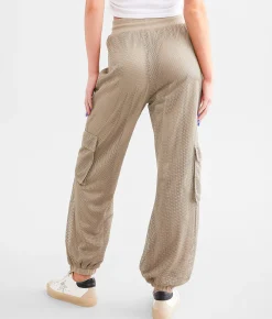 Bottoms | Gilded Intent Jersey Net Cargo Jogger Olive