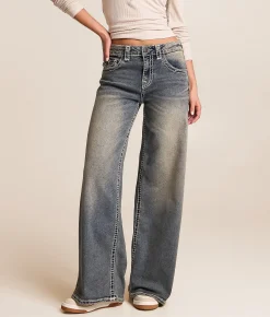 True Religion Jessie Super Baggy Stretch Jean Ice Veil Outlet