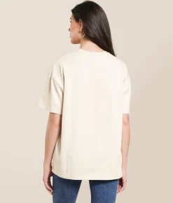 Tops | Modish Rebel Jesus Saves I Spend Oversized T-Shirt Cream