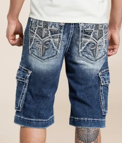 Rock Revival Jethro 14" Cargo Stretch Short Jethro H203 Clearance