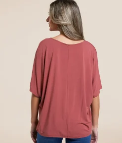 Tops | White Crow Jillian Sleek Dolman Top Apple Butter