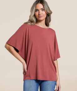 Tops | White Crow Jillian Sleek Dolman Top Apple Butter