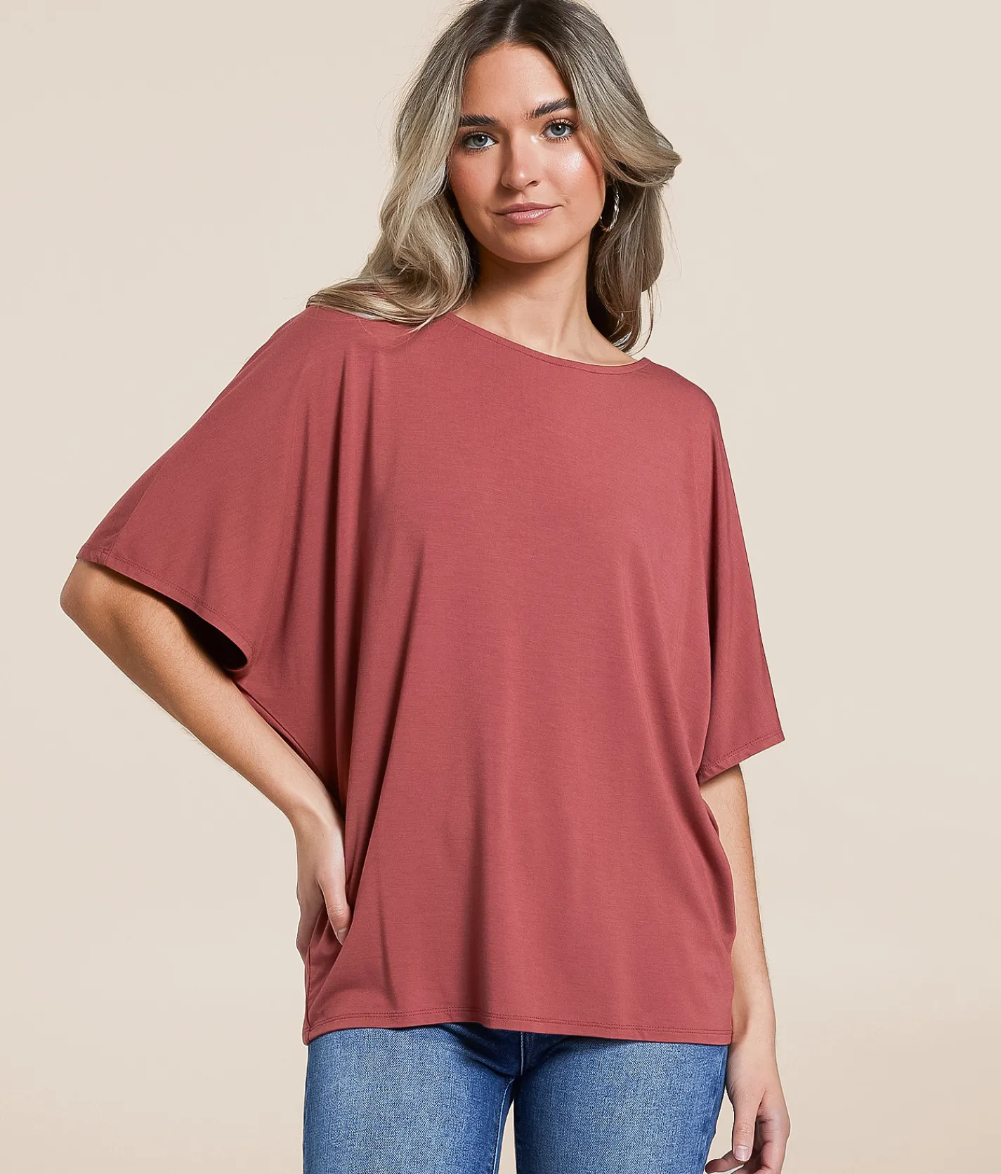 Tops | White Crow Jillian Sleek Dolman Top Apple Butter