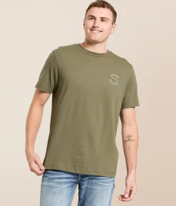 Tops|Graphic T-Shirts | Salty Crew Jimmy T-Shirt Dusty Olive